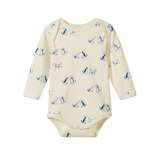LONG SLEEVE BODYSUIT | Dog Walk Print-Web-front