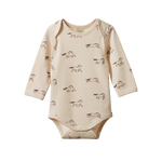 LONG SLEEVE BODYSUIT | Gallop Print-Web-front