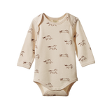 LONG SLEEVE BODYSUIT | Gallop Print-Web-front