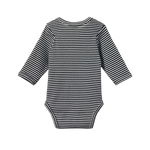 LONG SLEEVE BODYSUIT | Navy Stripe-Web-hover