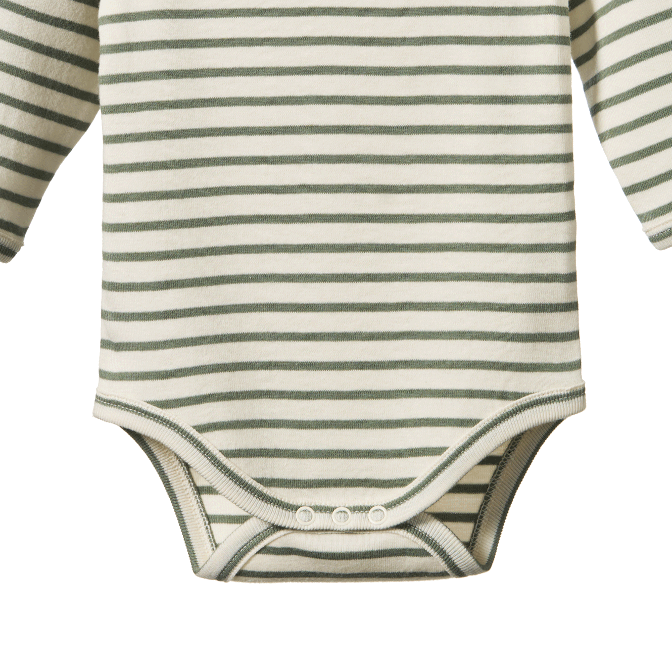 LONG SLEEVE BODYSUIT | Nettle Sailor Stripe-Extra Img - 1