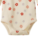 LONG SLEEVE BODYSUIT | Petite Flora Stamp Print-Extra Img - 2