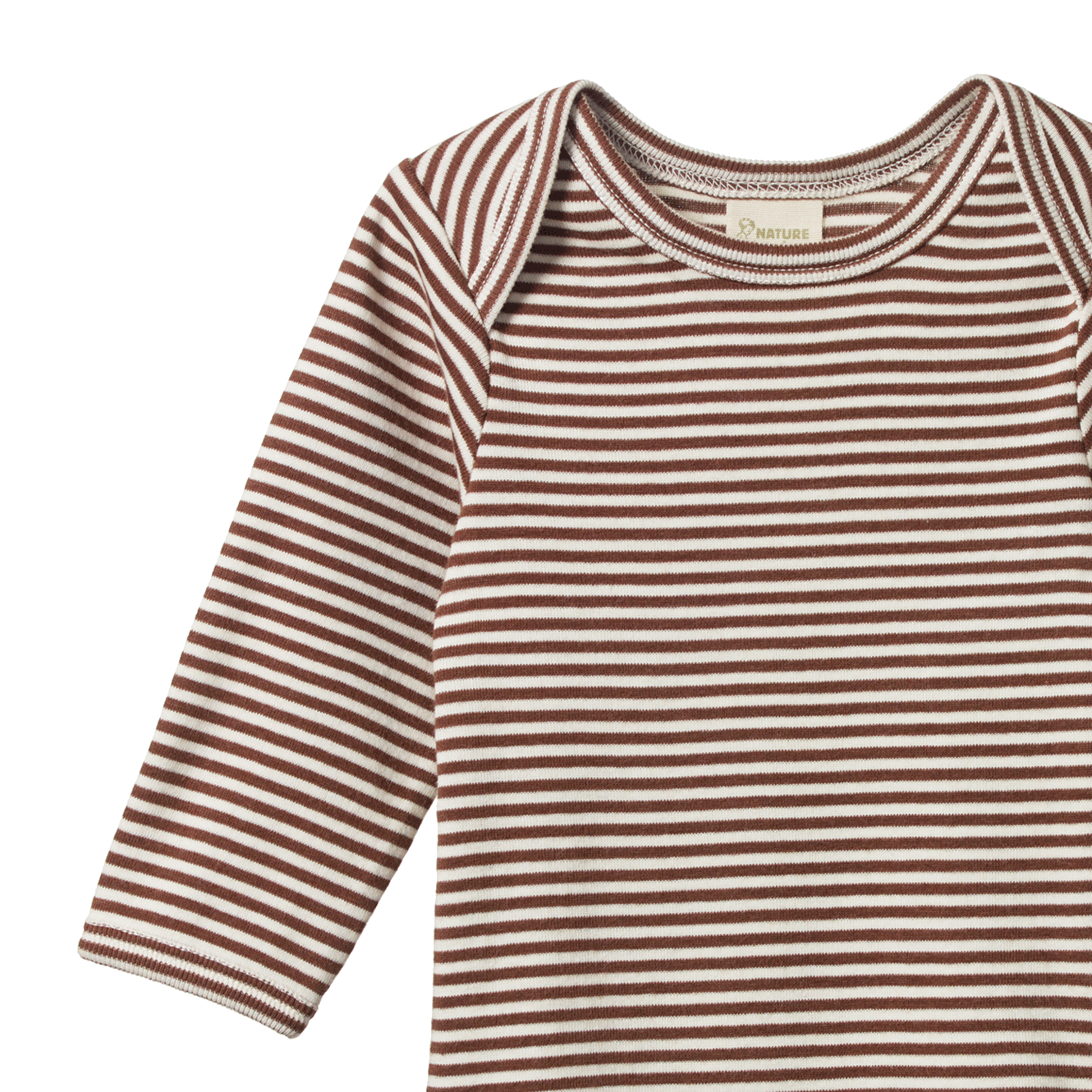 LONG SLEEVE BODYSUIT | Pinecone Stripe-Extra Img - 1