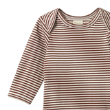 LONG SLEEVE BODYSUIT | Pinecone Stripe-Extra Img - 1