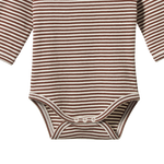 LONG SLEEVE BODYSUIT | Pinecone Stripe-Extra Img - 2