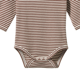 LONG SLEEVE BODYSUIT | Pinecone Stripe-Extra Img - 2