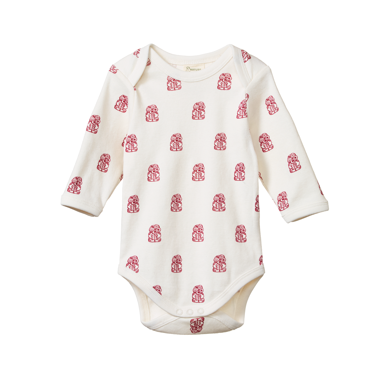 LONG SLEEVE BODYSUIT | Tiki Print-Web-front