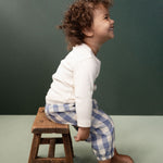 LONG SLEEVE CLOUD TEE | Bluebelle Natural Print-Extra Img - 3