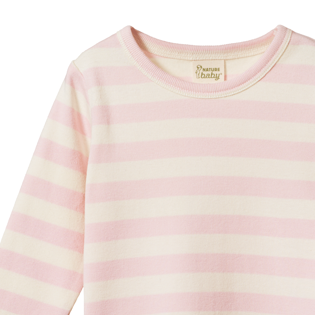 LONG SLEEVE CLOUD TEE | Cotton Candy Stripe-Web-hover