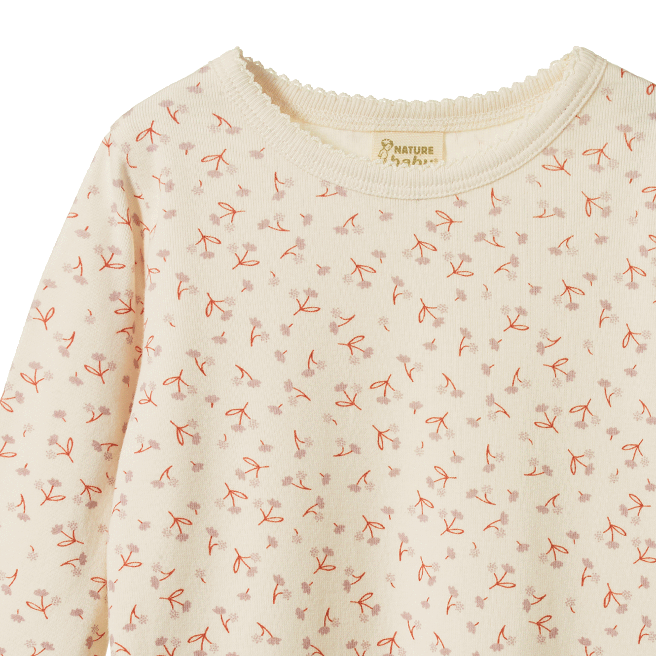 LONG SLEEVE CLOUD TEE | Dandelion Print-Web-hover