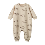 LONG SLEEVE JUNO ROMPER | Grande Gallop Print-Web-front