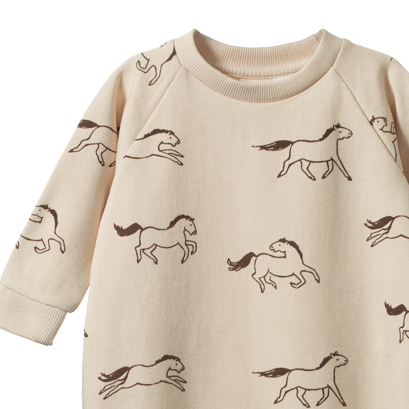 LONG SLEEVE JUNO ROMPER | Grande Gallop Print-Web-hover