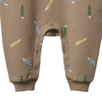 LONG SLEEVE JUNO ROMPER | Pencil Print-Extra Img - 3