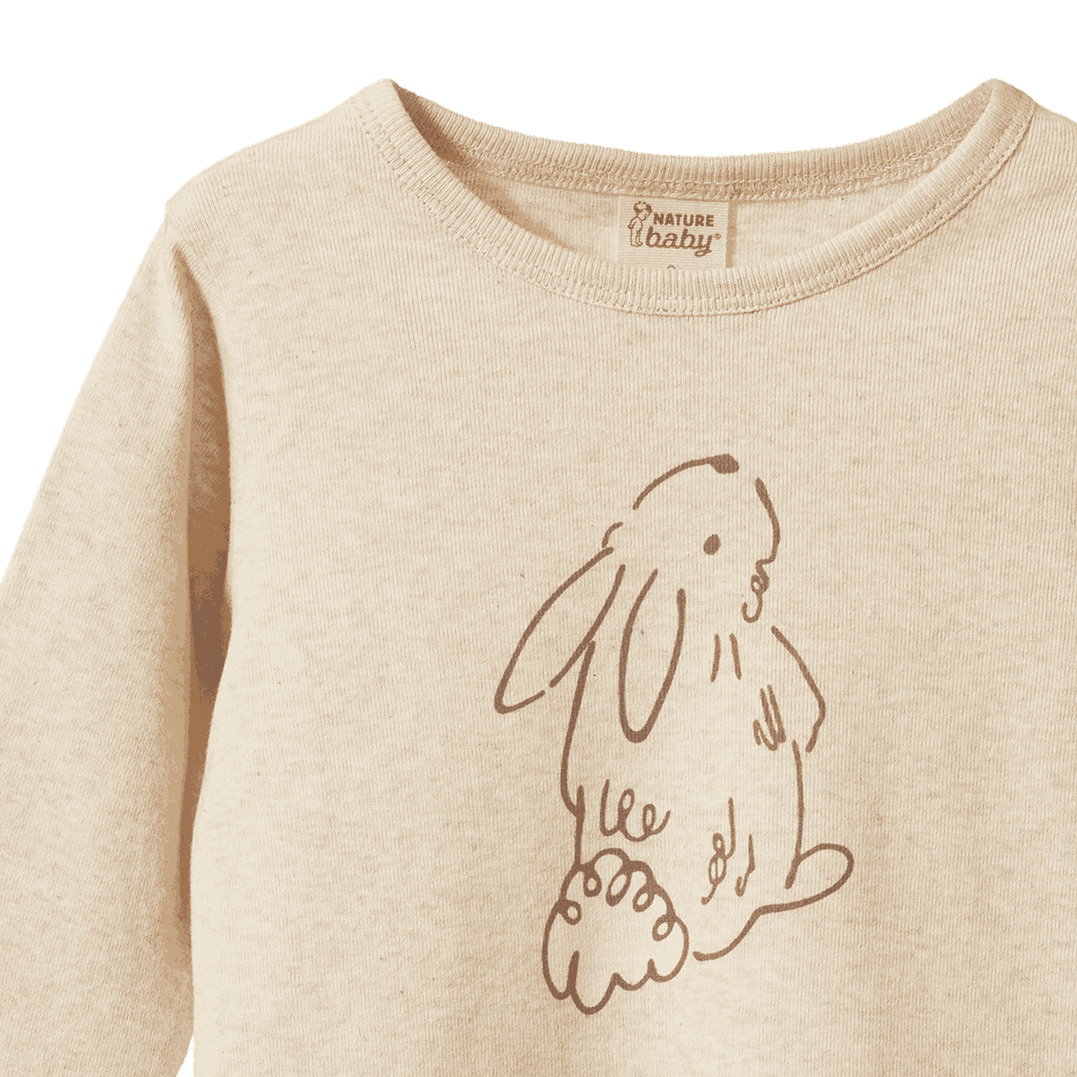 LONG SLEEVE RIVER TEE | Bramble Bunny Print-Extra Img - 3