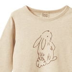 LONG SLEEVE RIVER TEE | Bramble Bunny Print-Extra Img - 3