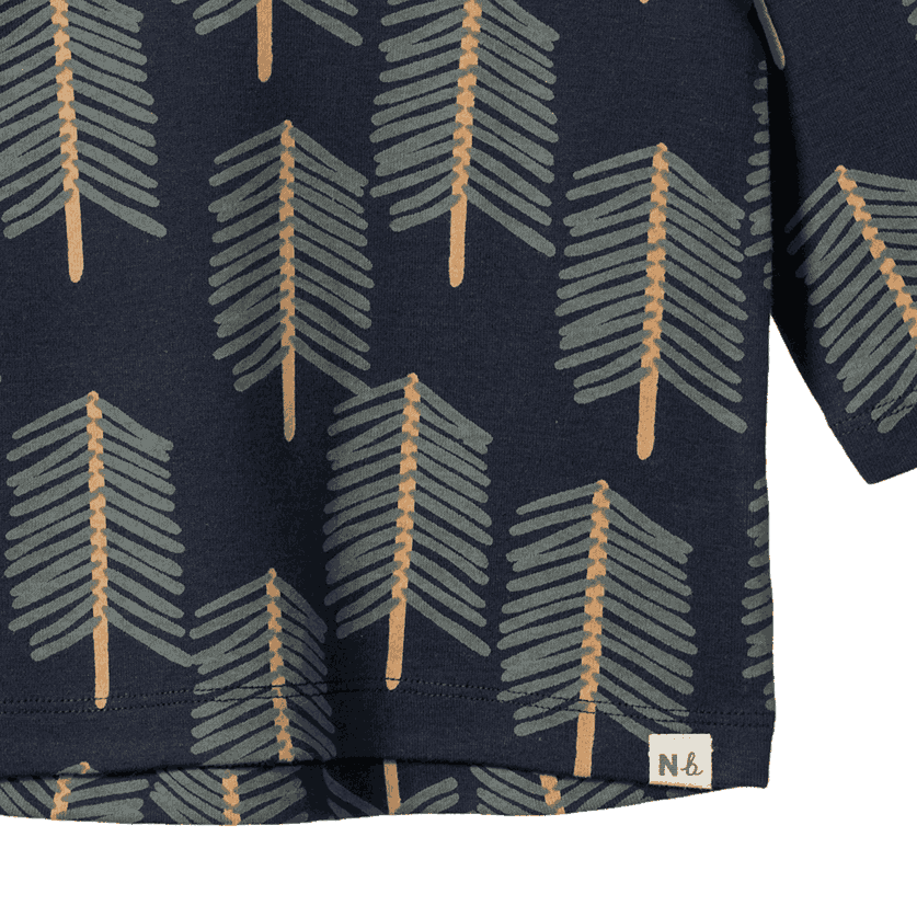 LONG SLEEVE RIVER TEE | Bramblewood Print-Extra Img - 1