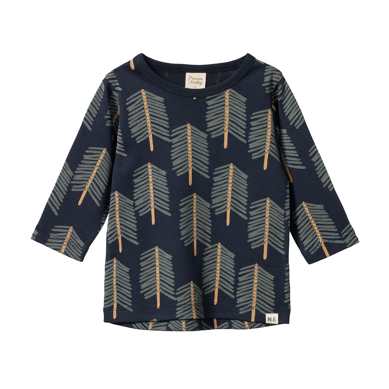 LONG SLEEVE RIVER TEE | Bramblewood Print-Web-front