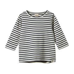 LONG SLEEVE RIVER TEE | Navy Sailor Stripe-Web-front