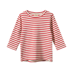 LONG SLEEVE RIVER TEE | Red Sailor Stripe-Web-front