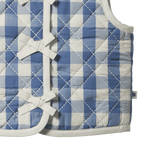 MARLO QUILTED VEST | Bluebelle Check-Extra Img - 4