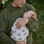 MEADOW BODYSUIT MUSLIN | Winter Berry Natural Print-Extra Img - 1