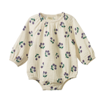 MEADOW BODYSUIT MUSLIN | Winter Berry Natural Print-Web-front