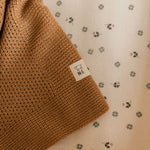 MERINO KNIT BLANKET | Caramel-Extra Img - 1