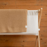 MERINO KNIT BLANKET | Caramel-Extra Img - 2