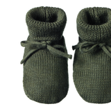 MERINO KNIT DRAWSTRING BOOTIES | Thyme-Web-hover