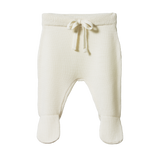 MERINO KNIT FOOTED ROMPERS | Natural-Web-front