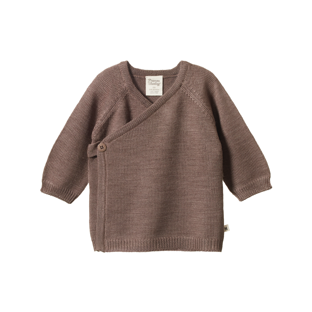 MERINO KNIT KIMONO JACKET | Cub Marl-Web-front