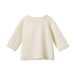 MERINO KNIT KIMONO JACKET | Natural-Extra Img - 2