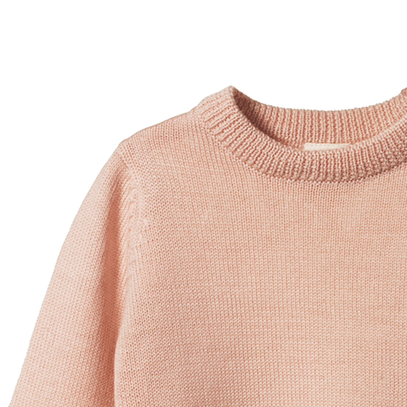 MERINO KNIT PULLOVER | Rose Dust-Web-hover