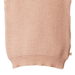 MERINO KNIT VEST | Rose Dust Chunky Knit-Extra Img - 1