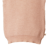 MERINO KNIT VEST | Rose Dust Chunky Knit-Extra Img - 1