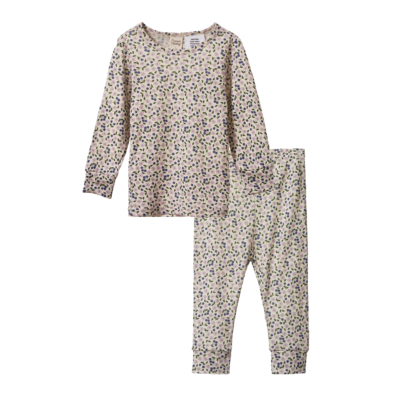 MER ESS 2PC PYJAMAS | Briarwood Lilac Print-Web-front