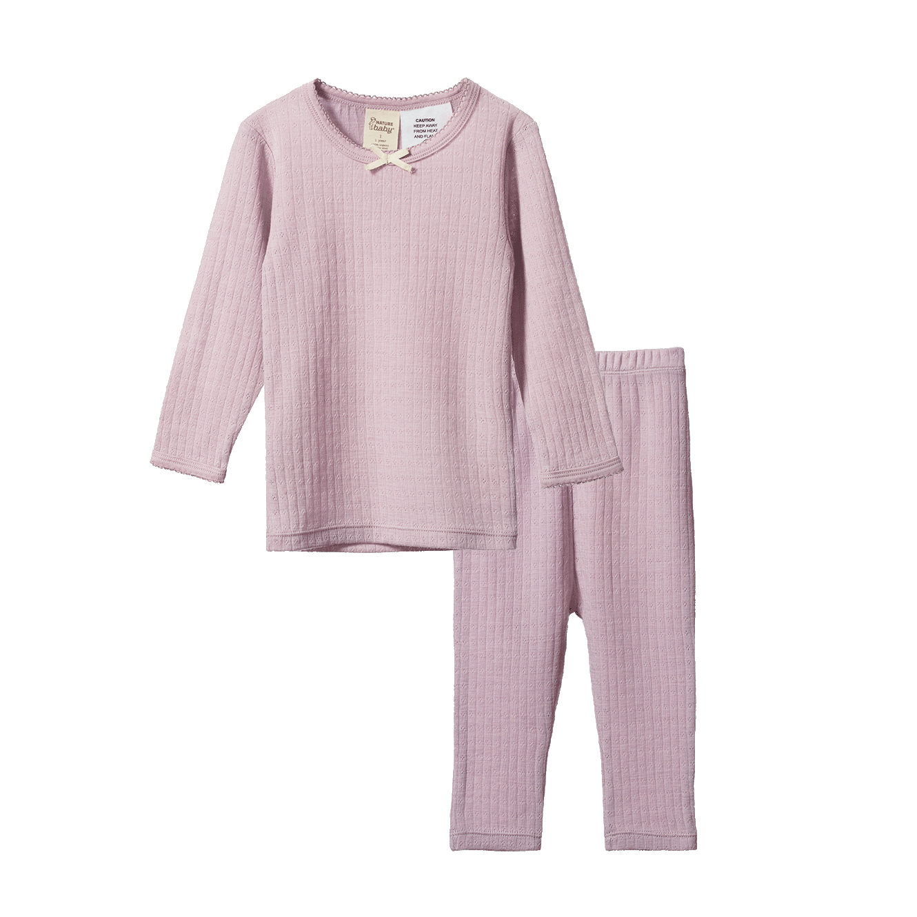 MER ESS 2PC PYJAMAS POINTELLE | Lilac-Web-front