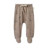 MER ESS FOOTED ROMPERS | Bramble Burrow Print Merino-Web-front