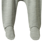 MER ESS FOOTED ROMPERS | Grey Marl-Extra Img - 2