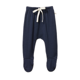 MER ESS FOOTED ROMPERS | Navy-Web-front