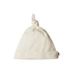 MER ESS KNOTTED BEANIE | Natural-Web-front