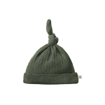 MER ESS KNOTTED BEANIE POINTELLE | Thyme-Web-front