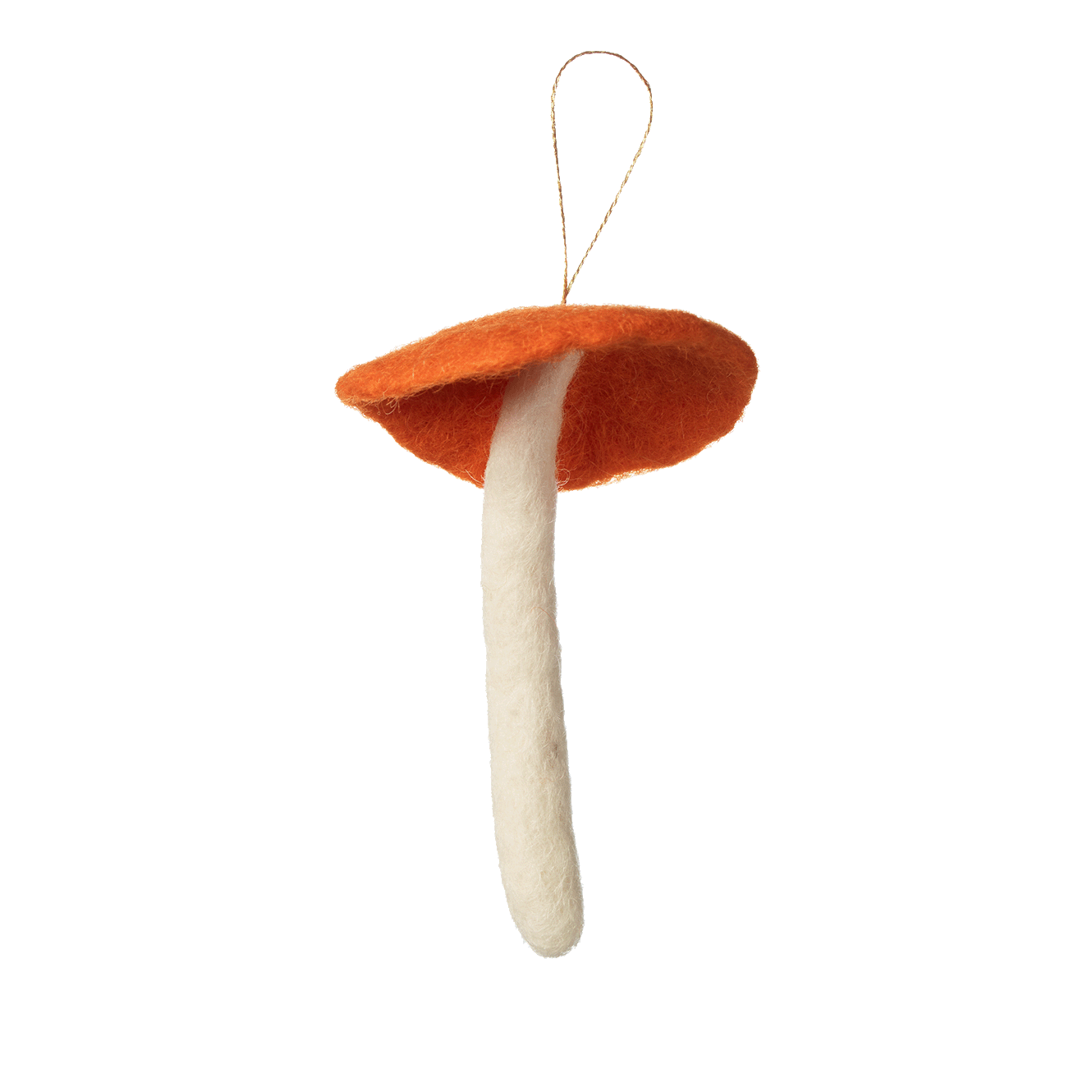 MUSHROOM HANGING DECORATION | Orange-Web-front