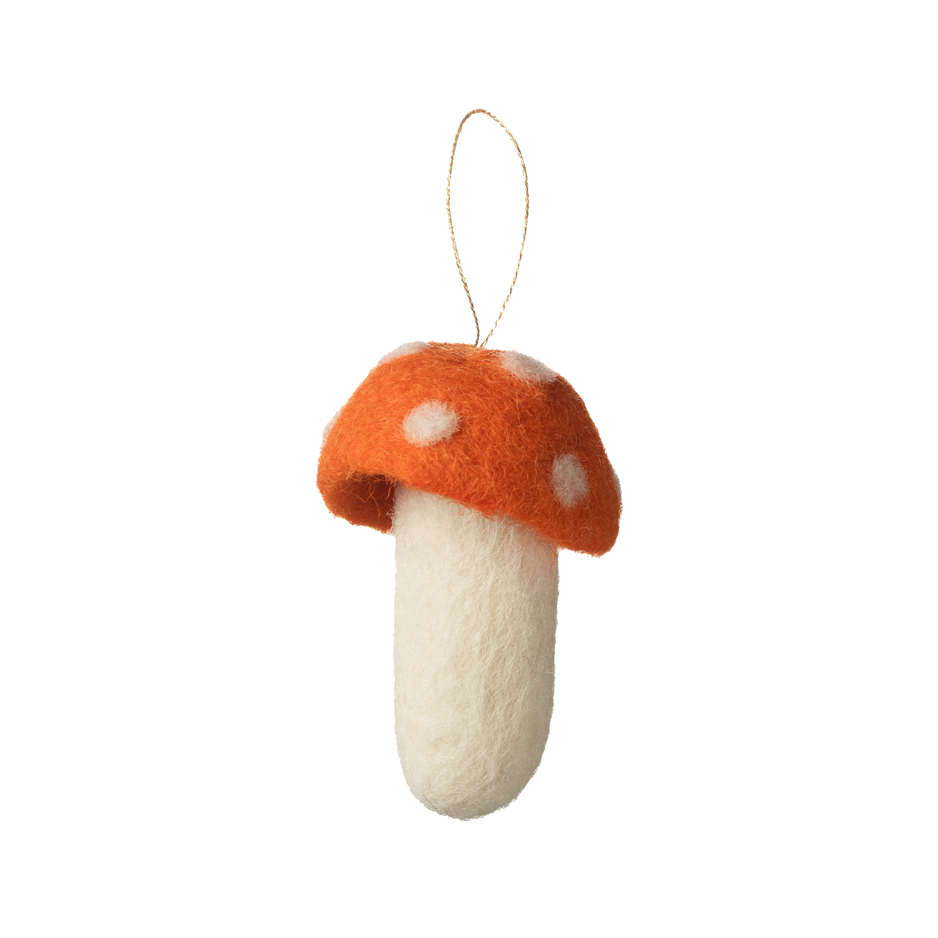 MUSHROOM HANGING DECORATION | Orange Dotty-Web-front