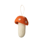MUSHROOM HANGING DECORATION | Orange Dotty-Web-front