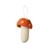 MUSHROOM HANGING DECORATION | Orange Dotty-Web-front
