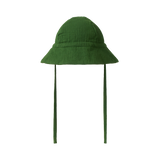 MUSLIN SUNHAT | Fir Green-Web-front