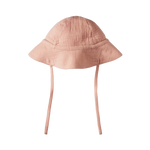 MUSLIN SUNHAT | Rose Dust-Web-front