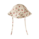 MUSLIN SUNHAT | Strawberry Blush Print-Web-hover