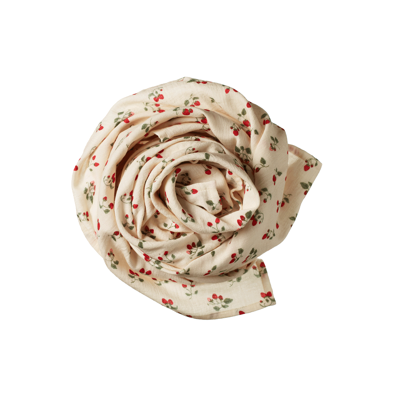 MUSLIN WRAP | Strawberry Blush Print-Web-front